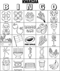 Kwanzaa Bingo Board No.1