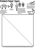 Folded Paper Swan