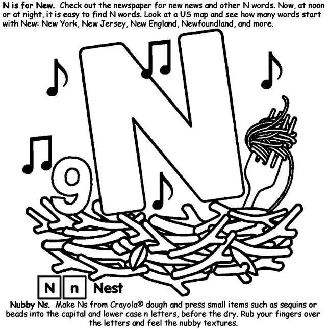 Alphabet N