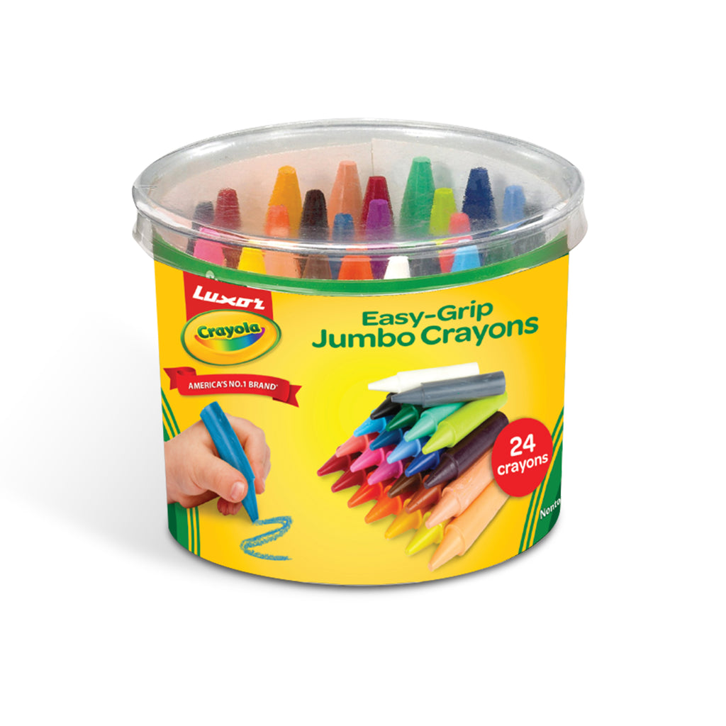Easy Grip Jumbo Crayons 24 colors