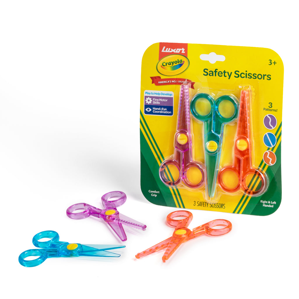 Safety Scissors 3 count (plastic)