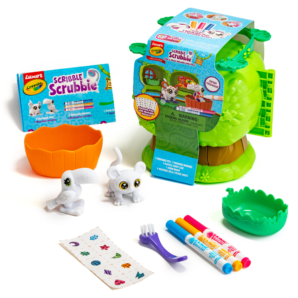 Scribble Scrubbie Pets Safari Treehouse