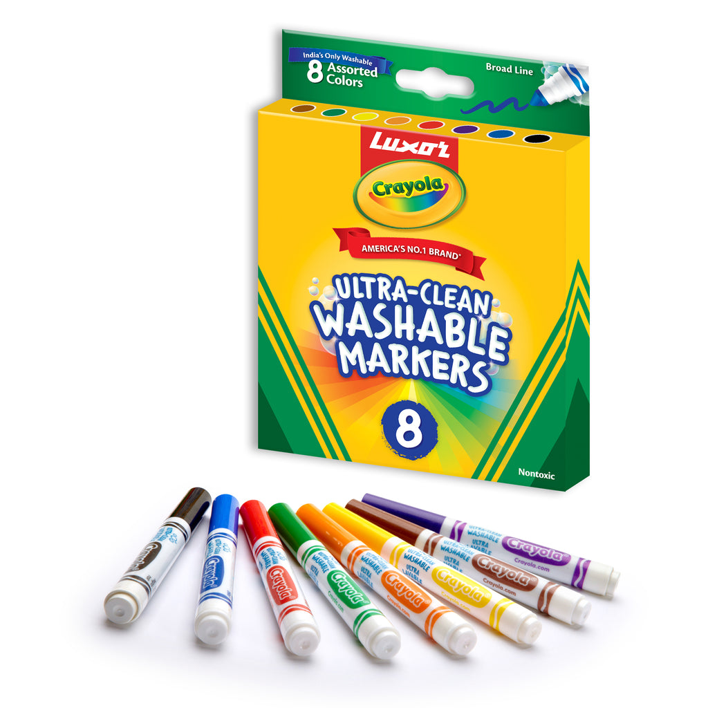 Ultra-Clean Washable Markers 8 Shades
