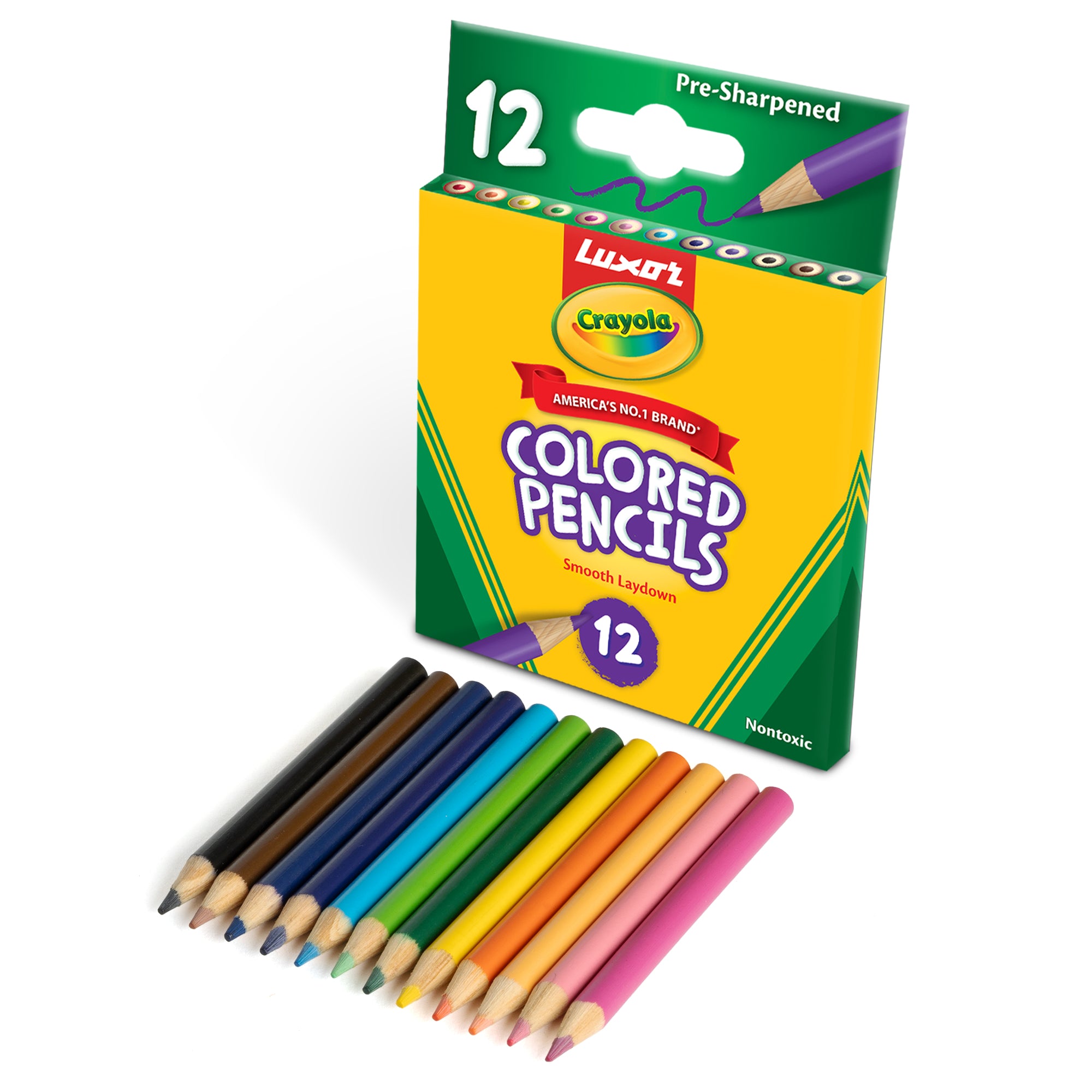 Colored Pencils Short 12 Shades