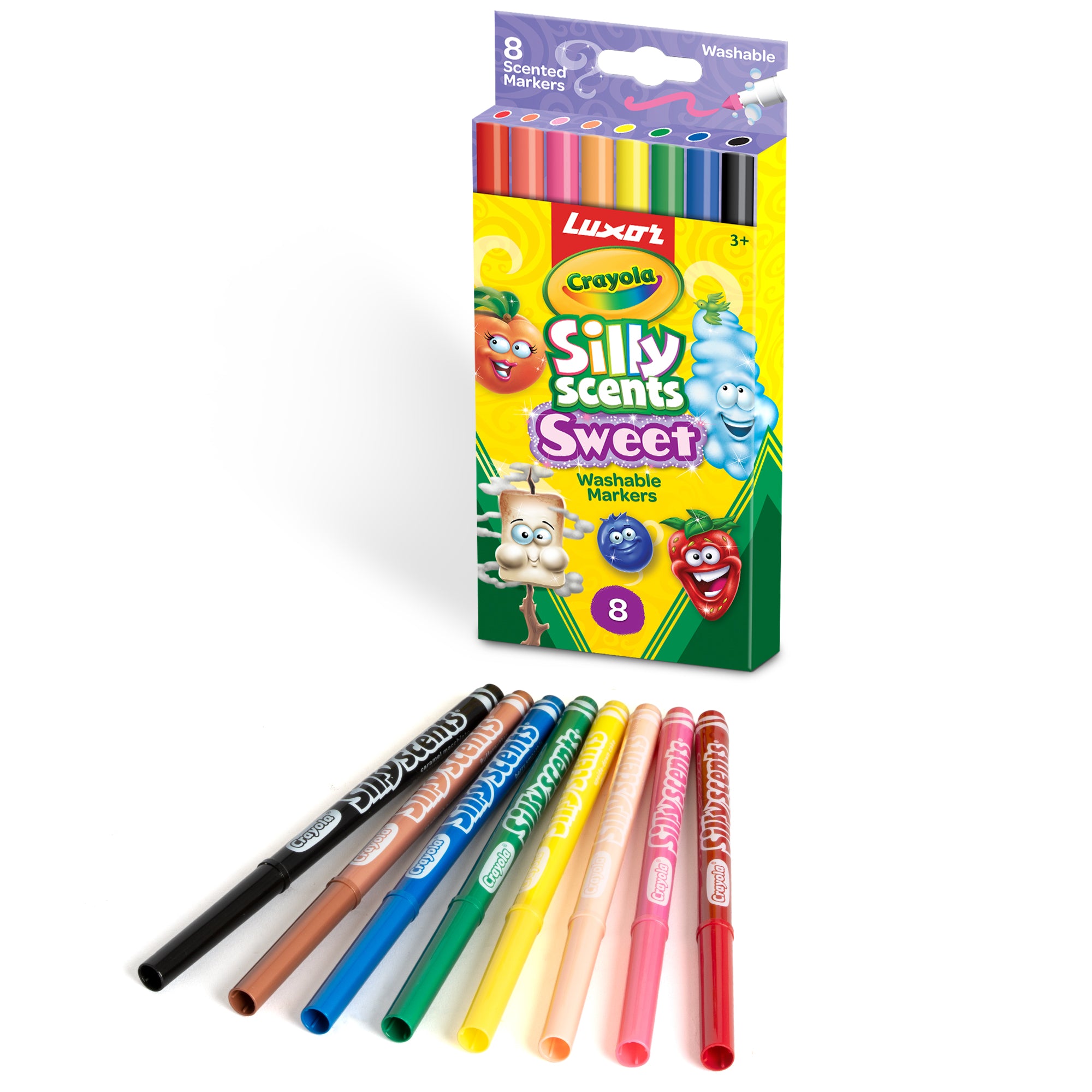 Silly Scents Slim Markers 8 Shades