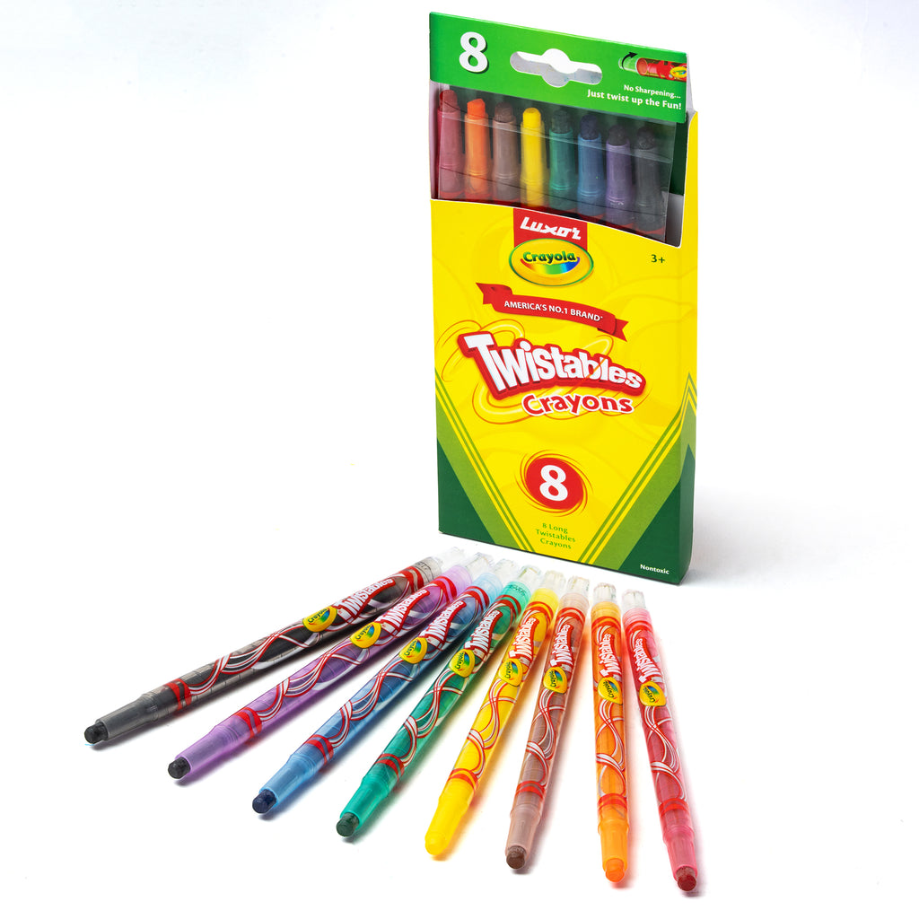 Twistable Long Crayons 8 Shades