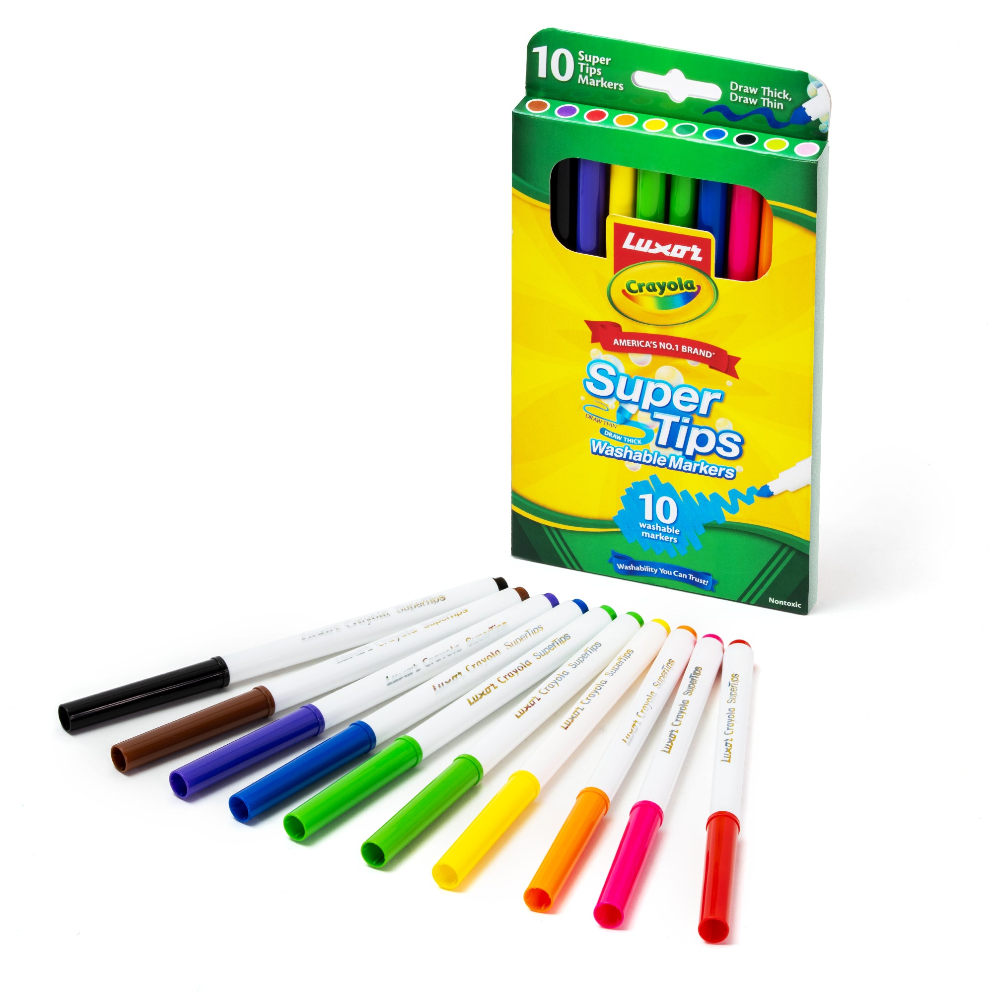Washable Super Tips Markers 10 Shades
