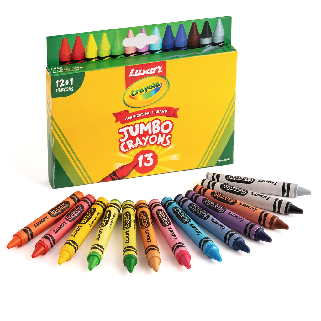 Jumbo Wax Crayons 13 Shades