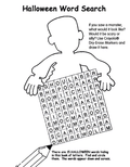 Halloween Word Search