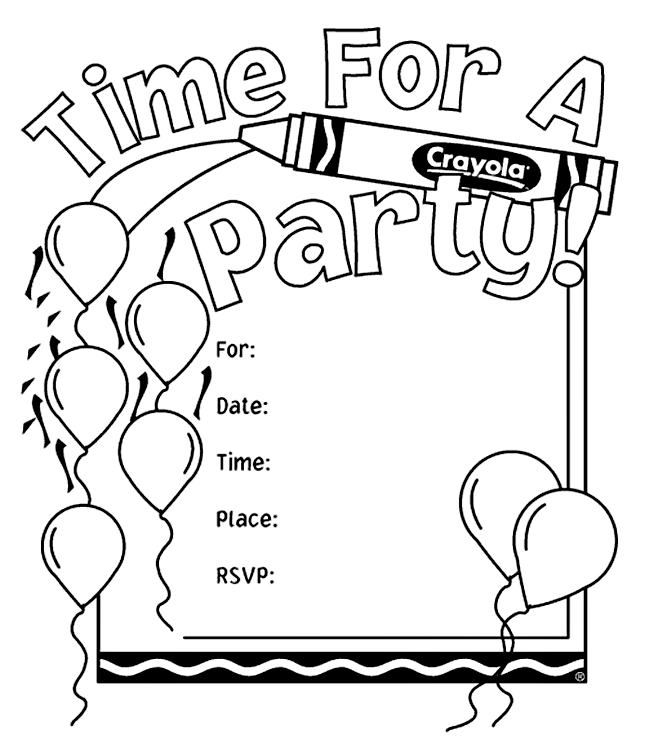 Birthday Party Invitations