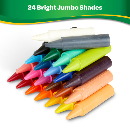 Easy Grip Jumbo Crayons 24 colors
