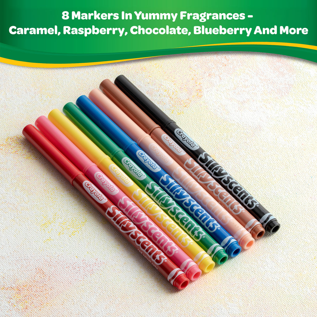 Silly Scents Slim Markers 8 Shades