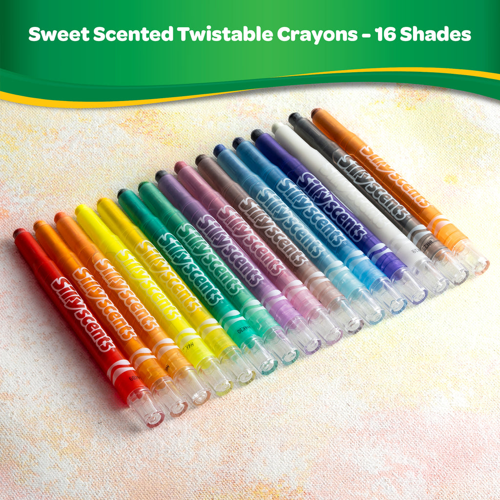 Twistable Mini Silly Scents Crayons 16 Shades