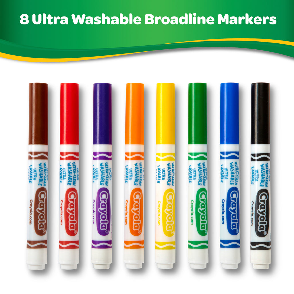 Ultra-Clean Washable Markers 8 Shades