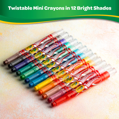 Mini Twistables Crayons, 12 Shades