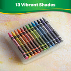 Wax Crayons Extra Long 13 Shades