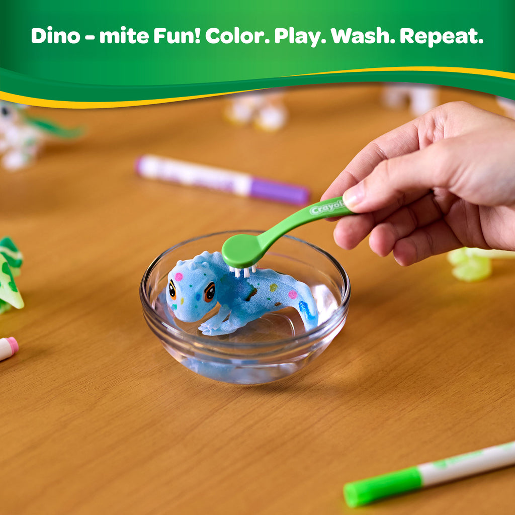 Scribble Scrubbie Pets Dinosaurs, 2 Count (T-Rex & Triceratops)