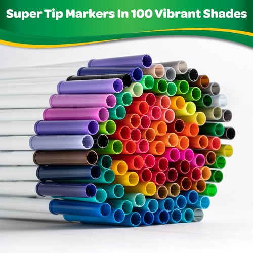 Super Tips Washable Markers, 100 Shades