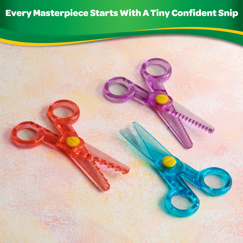 Safety Scissors 3 count (plastic)