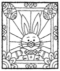 Easter Bunny with Eggs