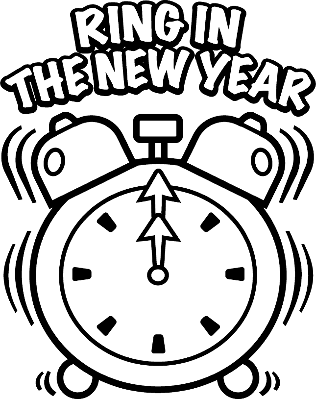 New Year's Clock