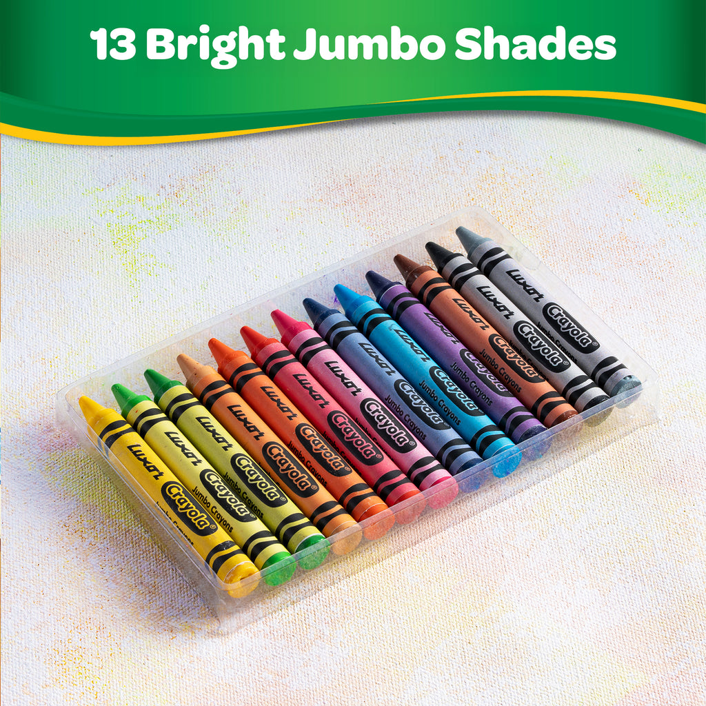 Jumbo Wax Crayons 13 Shades