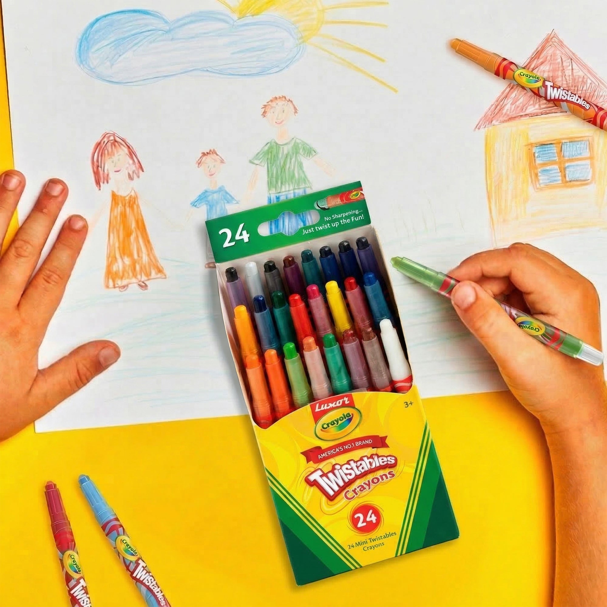 Twistable Mini Crayons 24 Shades