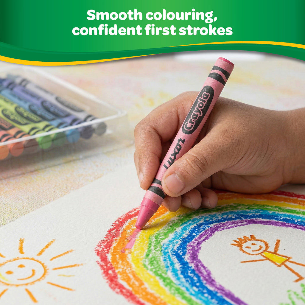 Wax Crayons Extra Long 17 Shades