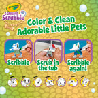 Scribble Scrubbie Pets Dinosaurs, 2 Count (T-Rex & Triceratops)