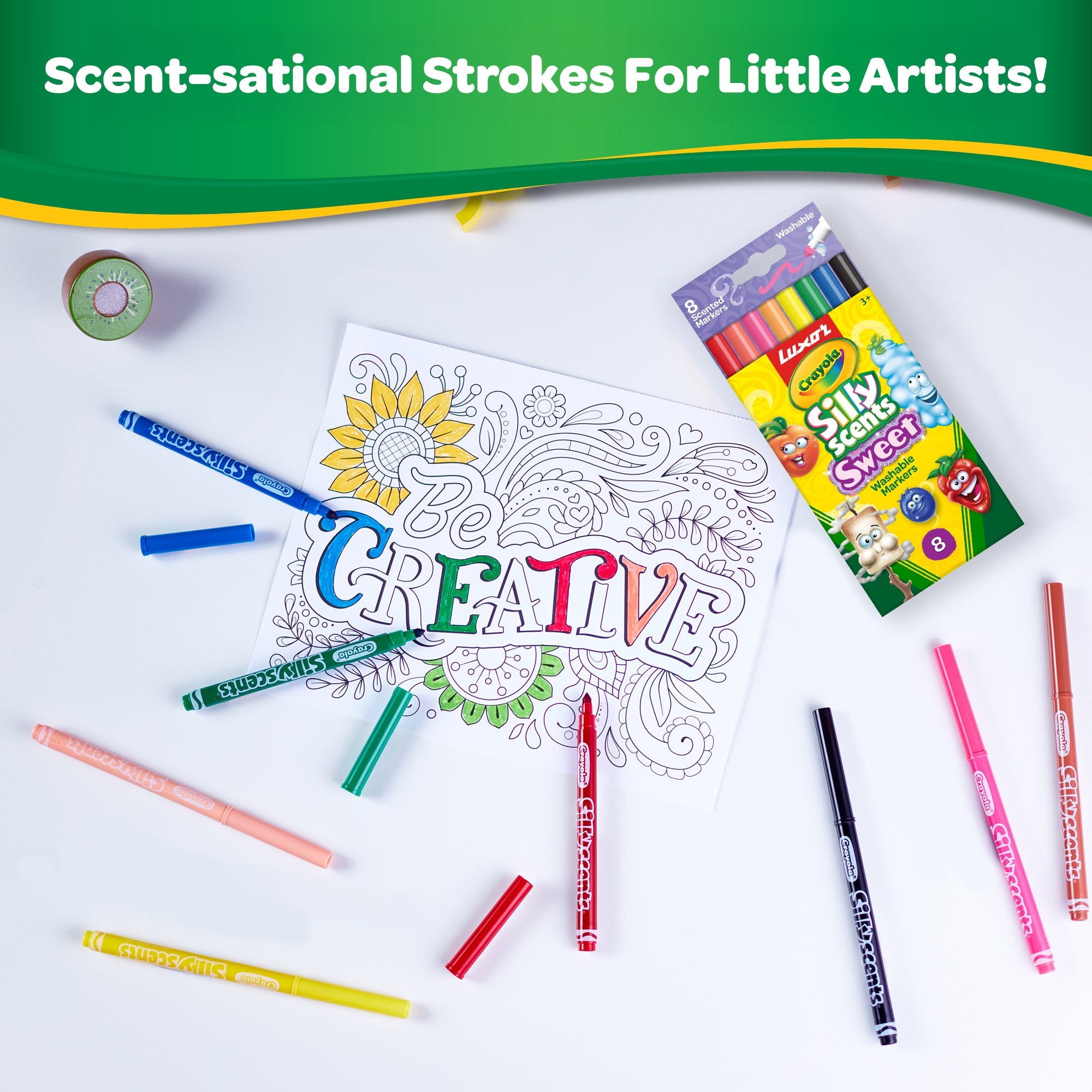 Silly Scents Slim Markers 8 Shades