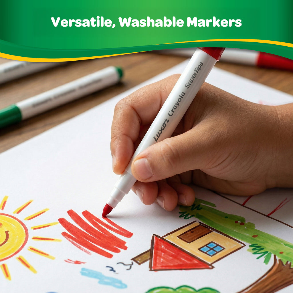 Washable Super Tips Markers 10 Shades