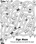 Sign Maze