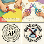 Safety Scissors 3 count (plastic)