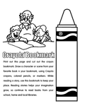 Crayon Bookmark