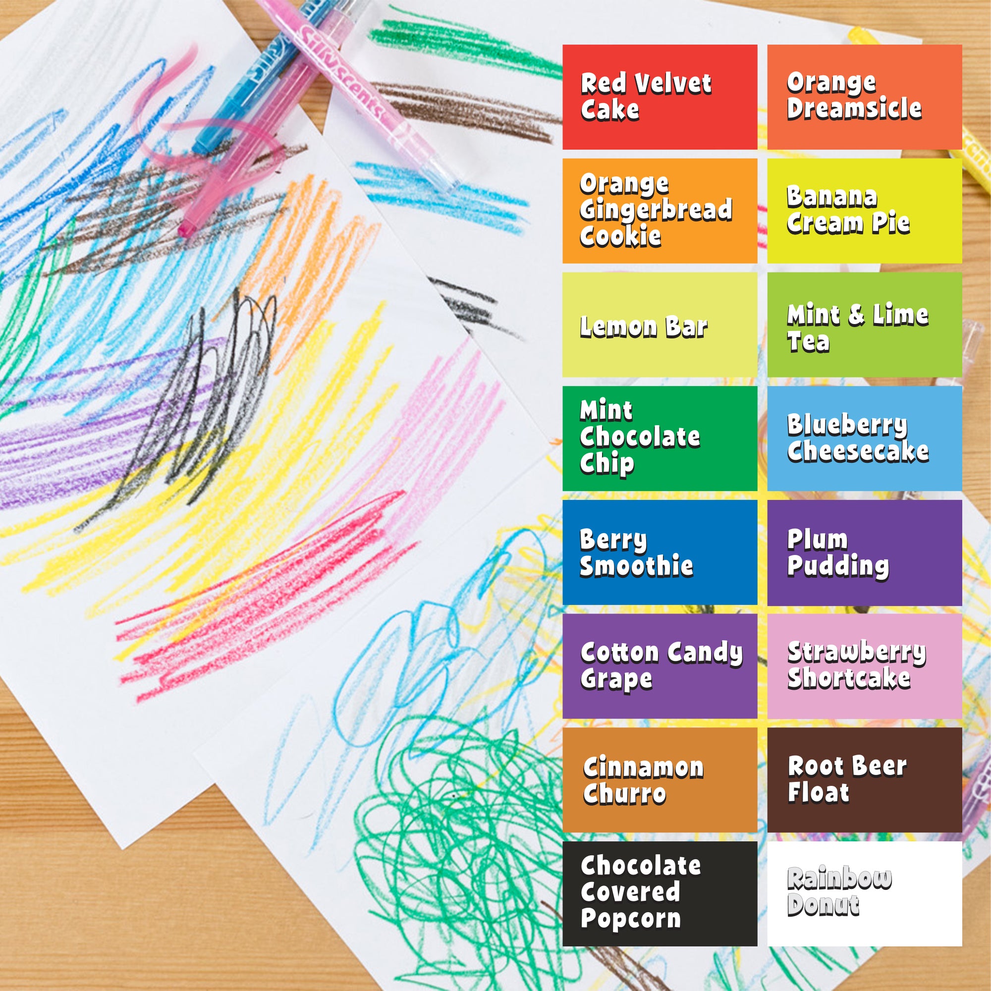 Twistable Mini Silly Scents Crayons 16 Shades