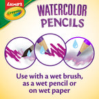 Water Colour Pencils 12 shades  + Water Brush + Papers