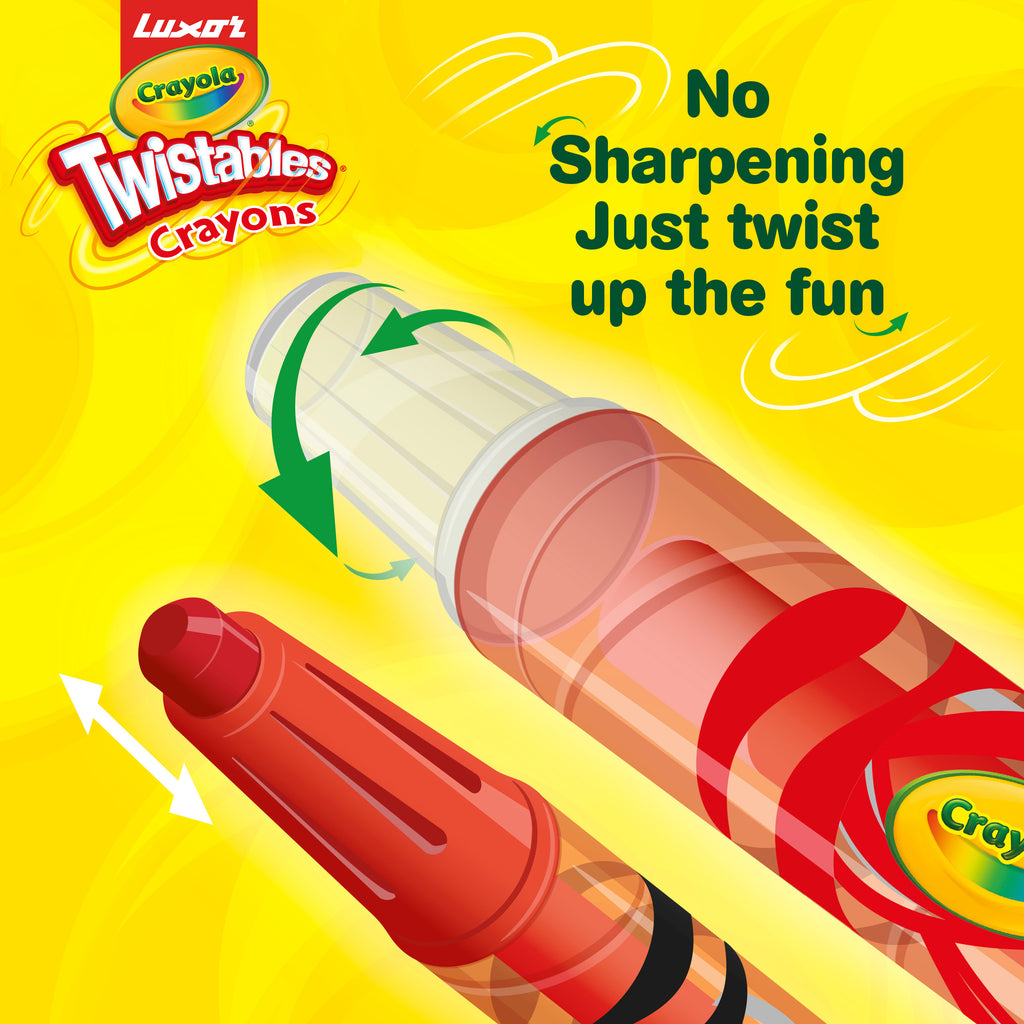 Twistable Mini Crayons 12 Shades