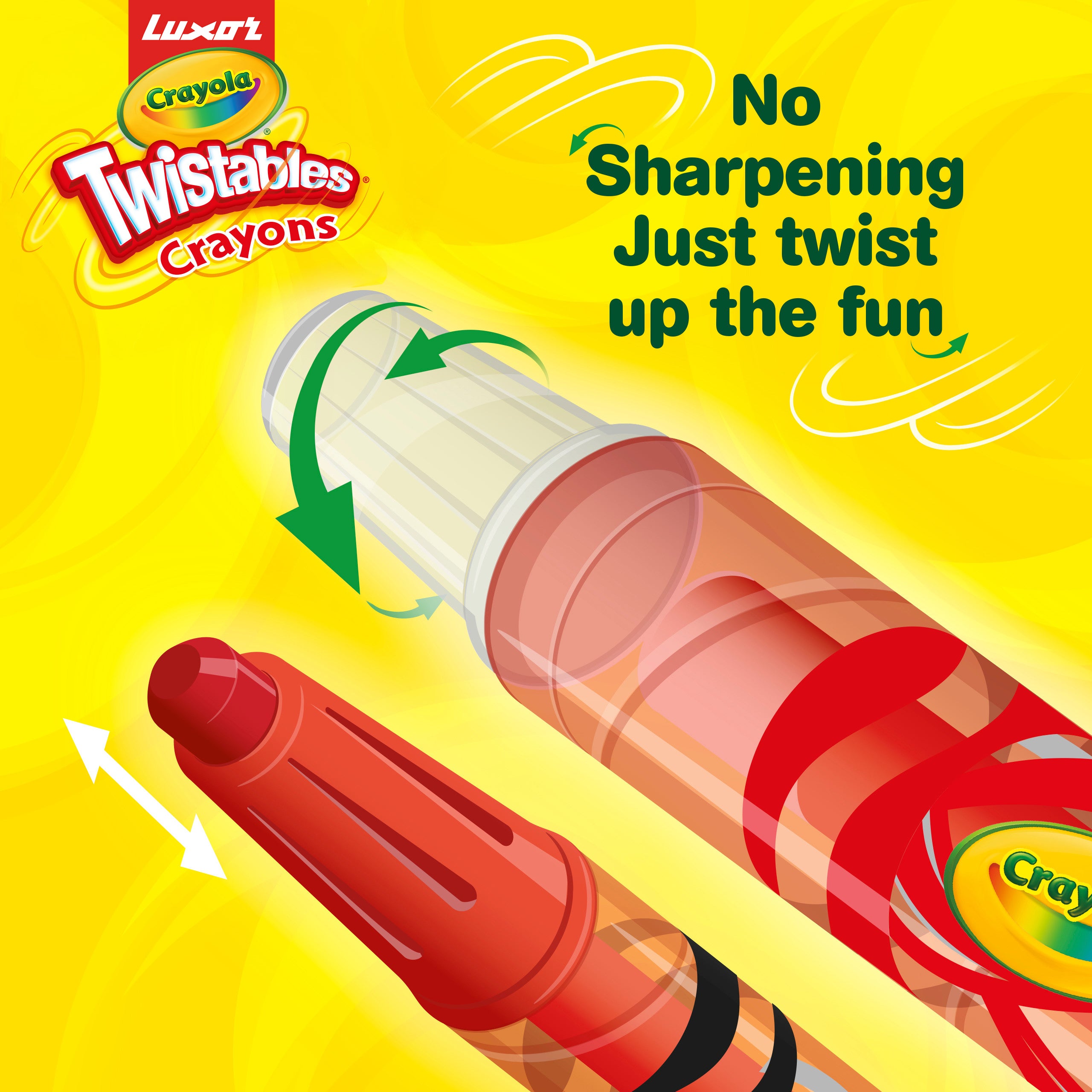 Twistable Mini Crayons 12 Shades