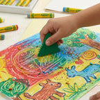Oil Pastels 36 Shades + Scrapping Tool - Plastic Pack