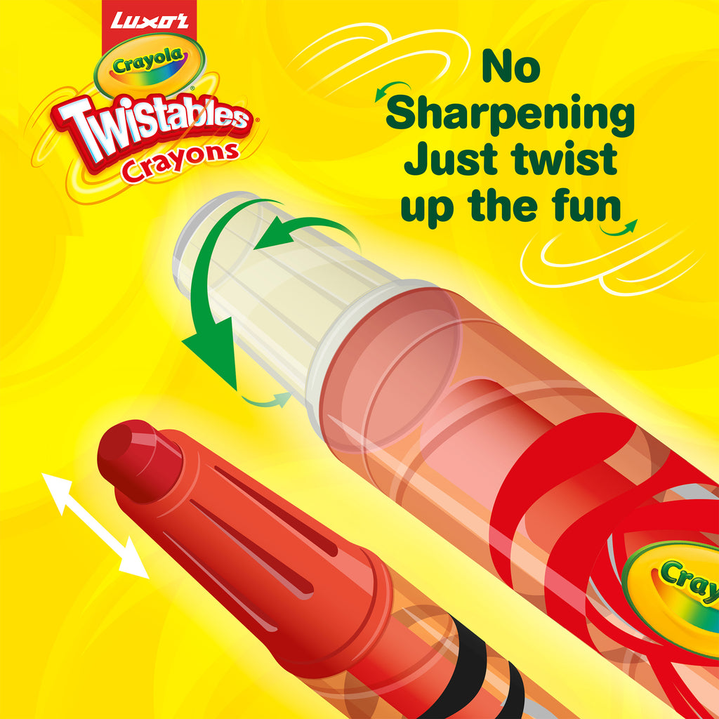 Twistable Long Crayons 8 Shades