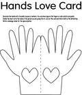 Hands Love Card