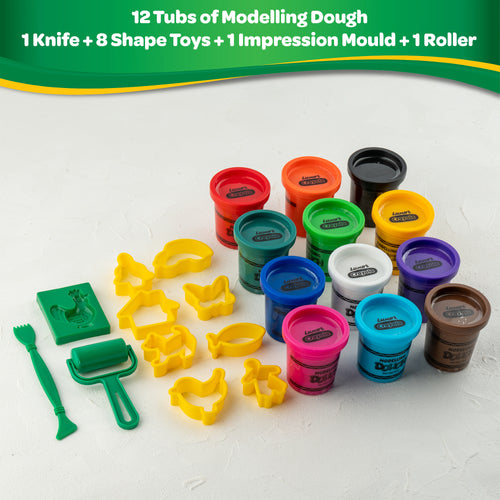 Modelling Dough Pack (600 Gms) / 12 shades 50g each