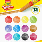 Twistable Mini Crayons 12 Shades