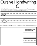 Writing Cursive C