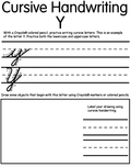 Writing Cursive Y