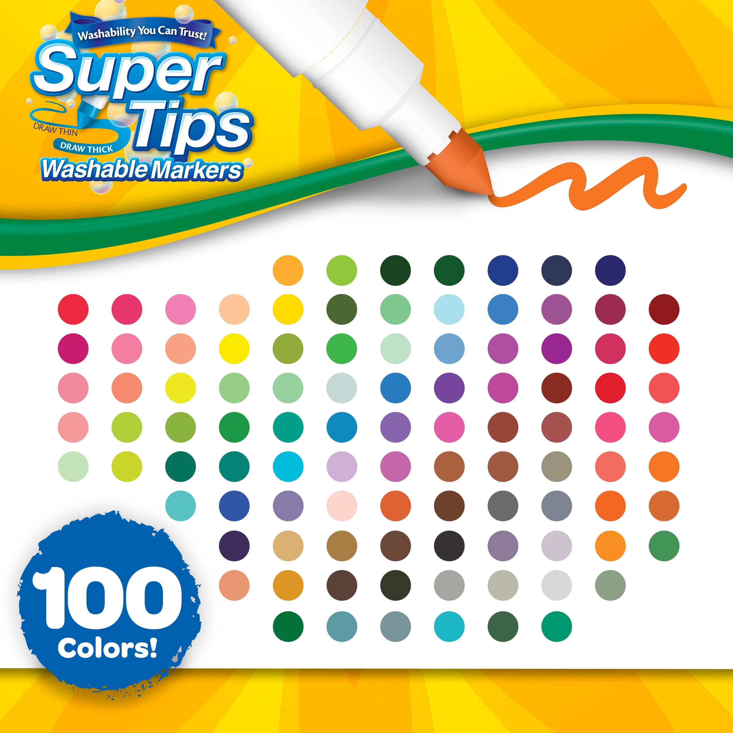 Supertip 100 Shades - Washable