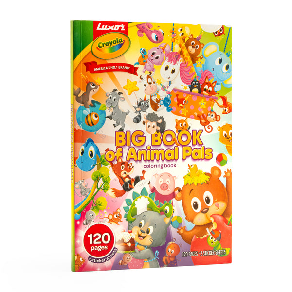 Big Book of Animal Pals Coloring Book - 120 pages