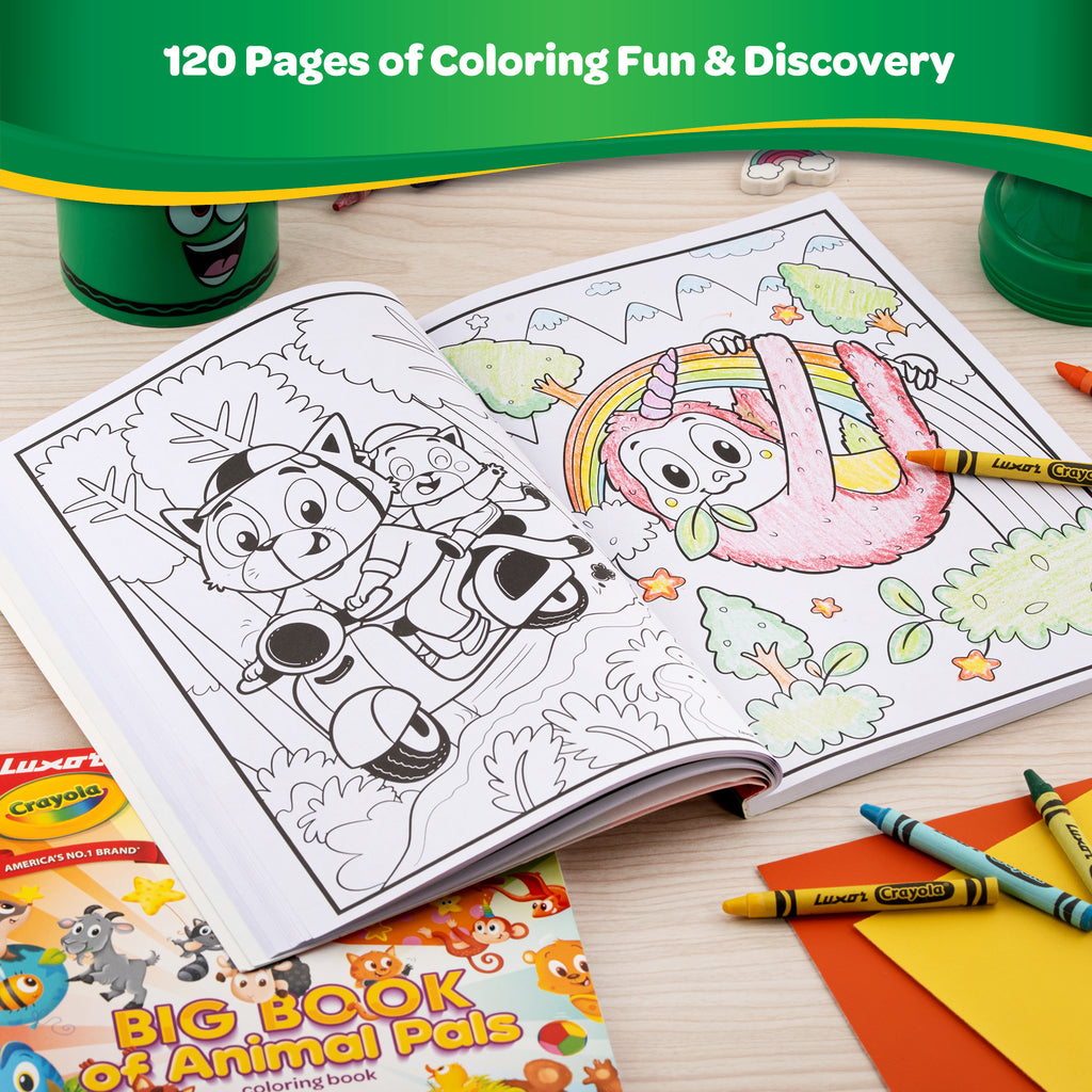 Big Book of Animal Pals Coloring Book - 120 pages
