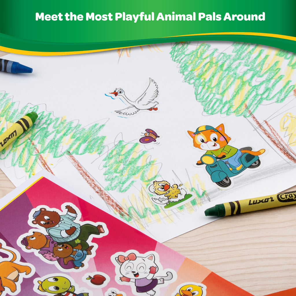 Big Book of Animal Pals Coloring Book - 120 pages