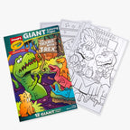 Giant Coloring Pages, T-Rex, 12 pages